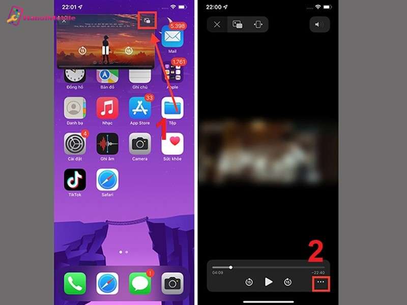 Cách tăng, giảm tốc độ phát video trên iPhone